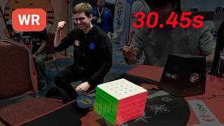 5x5 WORLD RECORD: 30.45s