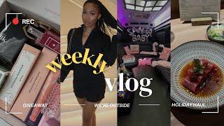 WEEKLY VLOG | 35K GIVEAWAY, SELF CARE DAY, GIRLS NIGHT, FITNESS ROUTINE