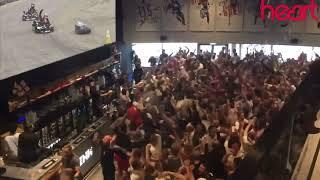 Chase Meredith crowd reacts to win