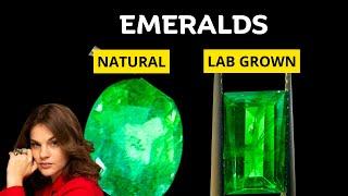 Natural vs Lab Grown, Synthetic Emeralds