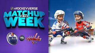 Get Animated for the Gr8 Chase as Ovechkin's Capitals face McDavid's Oilers in the HOCKEYVERSE!