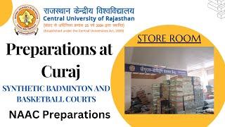 Curaj NAAC Preparations | Synthetic Basketball and Badminton Courts |All Updates on Sports Grounds |