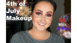 4th of July Makeup | Red, White, & Blue Cut Crease | Tiffany Schutte