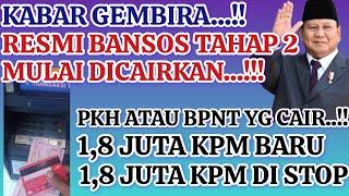 RESMI MULAI DISALURKAN ! PKH BPNT TAHAP 2 2025. MANA YANG LEBIH DULU CAIR ? INI UPDATE PKH BPNT