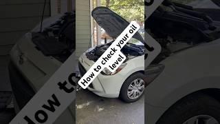 How to check your car oil level #shorts #viral