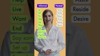 Informal vs Formal 10 | Learn English | English Express