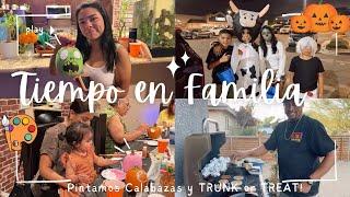 Vlog: Pintamos  Calabazas  nos Fuimos TRUNK OR TREATING  #trunkortreat