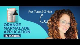 Ecoslay Orange Marmalade - Best Practices For Type 2/3 Hair - Danielle