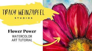 Flower Power (Watercolor Art Tutorial)