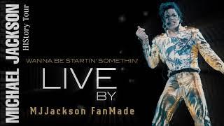 Michael Jackson - Wanna Be Startin Somethin Live Studio Version By MJJackson FanMade (Instrumental)