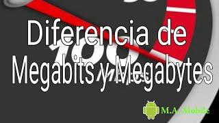 La diferencia entre megabits (Mbps) y Megabytes (MB/s)