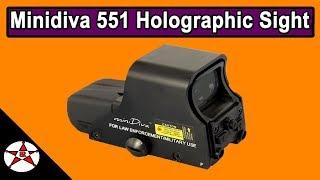 Minidiva 551 Red and Green Illumination Holosight Review