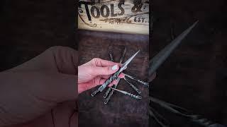 Шилья ручной ковки. Инструмент для работы с кожей от Tools and Toys for Craftsmen