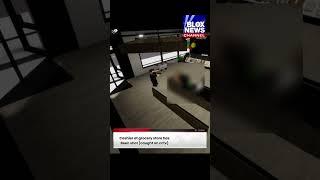 BloxNews  Brookhaven cashier gets shot  video from cctv