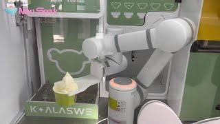 NEW! 2024 Robotic Ice Cream Vending Machine #RoboticIceCream