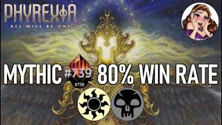 GOT MYTHIC RANK 700 WITH IMMORTAL AURAS 80% WIN RATE | MTG Historic Phyrexia All Will Be One