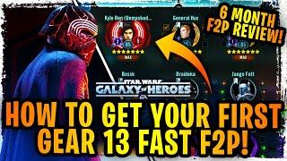 The Secret to Get Your First Gear 13 Character FAST (AND MOAR!) - 6 Month Free to Play Roster Review