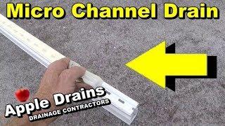 Pool Deck Drain, Micro Channel Drain, How to Clean