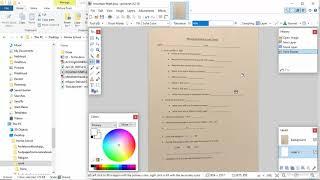 Remove background color from image file using Paint.net on Windows