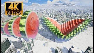 How to Cut a Giant Watermelon into Dominoes 2