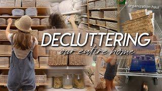 DECLUTTER AND ORGANIZE WITH ME | whole house declutter, IKEA organization haul, & organizing!