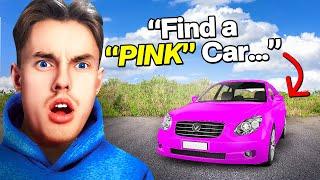 Find a Pink Car on Google Streetview (Geoguessr Bingo)