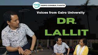 Voices from Cairo University: A Conversation with Dr. Lalit | Hope Consultants