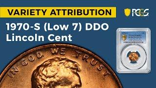 PCGS Variety Attribution | 1970-S Large Date (Low 7) Doubled Die Obverse Lincoln Cent