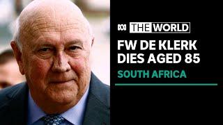 South Africa's last white president, Frederik Willem de Klerk, dies aged 85 | The World