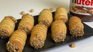 Cannoli di Pasta Sfoglia alla Nutella