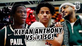 Kiyan Anthony Goes FED VS. #1 SG Jordan Smith Jr. At a Very Melo Classic!