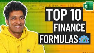 If you work in finance, here are the top 10 Excel functions for you 