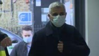 London Mayor receives his first dose of the jab