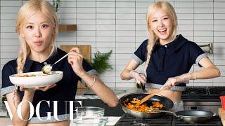 Rosé Cooks Kimchi Fried Rice Dinner | Now Serving | Vogue