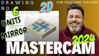 Mastercam 2023-2024 Tutorials | Mastercam Practice Drawings Mastercam day-2 practice