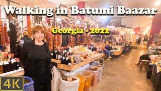 Walking in Batumi Bazaar - Georgia - 2022 