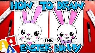 How To Draw A Big Easter Bunny Portrait