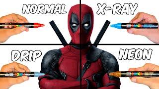 Drawing Deadpool In 4 Different Styles!