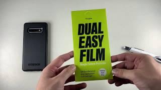 BEST Galaxy S10/S10+ Screen Protector: Ringke Dual Easy Review