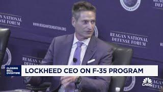 Lockheed Martin CEO responds to Elon Musk's criticism of F-35 program