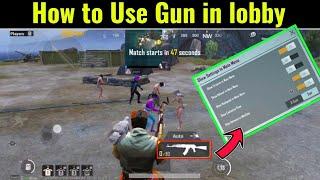 How to use gun in lobby | How to use gun in spawn Island | How to get gun in lobby