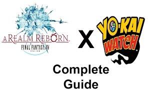 FFXIV Yo-Kai Watch Event Guide - How to obtain everything! (Minions, Weapons, and BOTH MOUNTS)
