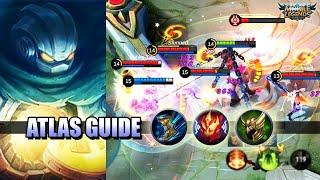 IS ATLAS A TOP TIER TANK? ATLAS GUIDE - BUILD, EMBLEM, COMBO AND COUNTER - MLBB