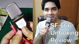 SF-666 MICROPHONE Unboxing review and test | Urdu/Hindi  | Pakistan