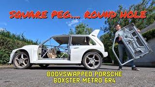 Will the metro 6R4 doors fit the bodyswapped porsche boxster project.