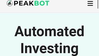 How I use PeakBot for passive income trading strategies