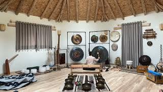 1,5HR Grotta Sonora Gong Bath plus Kotamo, Handpan, Fujara and more @Ayasana Temple_Pisac (PE)