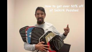 50% off of Selkirk Pickleball Paddles!