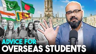 Advice For Overseas Students | Junaid Akram