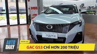 Xe Trung Quốc GAC GS3, giá từ 270tr, cùng size Toyota Cross! Về Việt Nam bao nhiêu thì chốt được?